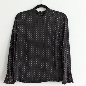 Zara Polkadot Top Blouse